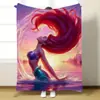 Mantas Infantiles de Dibujos Animados Serie Princesas Disney, Engrosadas, Suaves y Cómodas de Franela, Venta al por Mayor Personalizada Transfronteriza