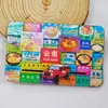 Serie YunnanAtracciones Culturales y Creativas ÚnicasXishuangbannaCiudad TurísticaSouvenirImanes de Refrigerador de Madera