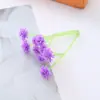 Nuevo Arreglo Floral de Gypsophila Artificial Flor Seca Ramo Pequeño Flor Artificial Decoración de Boda Plástico Arte Floral Adorno de Flor Eterna