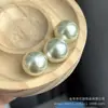 Contas soltas coloridas de alta qualidade com imitação de pérola de cristal Swarovski, com furos retos, contas redondas para acessórios de joias DIY feitos à mão, transfronteiriças