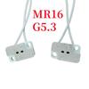 Portalámparas halógena MR16 de alta calidad El portalámparas MR16 con cable puede hacer todo tipo de cables