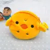 Bolsa de moedas criativa/porta-chaves clutch semicircular espesso brinquedo de pelúcia de desenho animado bolsa de moedas presente