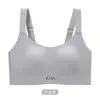 Sutiã sem costura plus size transfronteiriço para mulheres, projetado para minimizar a aparência de seios grandes, criar um efeito emagrecedor, fornecer suporte lateral, prevenir a flacidez e é adequado para bustos pequenos.; é um sutiã sem fio