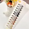 Pinza para el pelo de clip Bb de concha de tortuga esmerilada de alta gama europea y americana transfronteriza de 5 cm con estampado de concha de tortuga para flequillo de niñas, venta al por mayor de fábrica