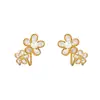 Brincos de Franja Flor de Pérola para Mulheres Estilo Francês Retrô Exquisitos Moda Brincos de Alta Qualidade