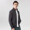 Chaqueta Casual de Cuello Alto para Hombre, Ropa Exterior Estilo Primavera y Otoño, Nuevo Modelo 2026, Top Deportivo de Manga Larga de Alta Gama para Jóvenes