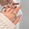Anillo de Mariposa de Esmalte Colorido para Mujer, Abierto Ajustable, Diseño Nicho, Sentido Avanzado, Anillo Único, Joyería Nueva de Moda