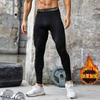 Traje de Fitness Térmico de Alta Elasticidad de Secado Rápido para Hombre con Forro de Polar, Adecuado para Deportes y Ejercicios en el Gimnasio