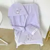 Set de Tres Piezas de Toalla de Baño Kulomi Dibujos Animados Absorbente No Pierde Pelo Estudiante Lindo Envoltura de Baño Femenina