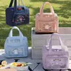 Bolsa Térmica Portátil para Viajes al Aire Libre, Bolsa para Lonchera para Oficinistas, Bolsa de Almuerzo Gruesa con Dibujos Animados Lindos para Estudiantes, Mayoreo
