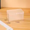 Rectangular Transparente Cuadrado Piezas de Juguete Organizar Caja de Plástico Embalaje Universal Papelería Comida Caja Vacía Caja de Almacenamiento
