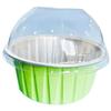 125 ml Lata Redonda de Aluminio para Snow Mei Niang, Resistente a Altas Temperaturas, Molde para Pastel, Molde para Pastel de Arroz Glutinoso, Mousse, Postre, con Tapa
