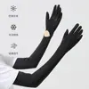 Guantes de Protección Solar para Mujer Manga Larga para Conducir Protección para Brazos Anti-ultravioleta Verano Delgados Guantes de Ciclismo Holgados Antideslizantes Venta al por Mayor