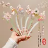 Accesorios para el Cabello de Niña Estilo Antiguo, Pasadores de Estilo Chino, Pasadores de Pasos para Niños, Borlas, Dinastía Han, Pasadores de Estilo Antiguo, Accesorios para el Cabello