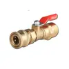 Manguera de pistola de agua para lavadora de autos de alta presión especial transfronteriza material de acero inoxidable conector rápido de 3/8 válvula de bola interruptor de puerta accesorios