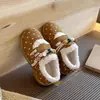 Botas de Nieve Birkenstock Súper Lindas para Niñas 2026 Nuevas de Invierno para Niños Medianos a Grandes Niñas Zapatos con Forro de Terciopelo y Piel Zapatos Cálidos de Algodón