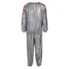 X traje de sauna que induz o suor mais vendido, roupa de ginástica, traje de corrida impermeável de PVC de alta densidade para modelar o corpo