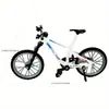 Mini Adornos de Modelo de Bicicleta de Aleación Llavero de Bicicleta Clip de Regalo para Ciclismo Máquina de Bolas de Chicle Regalo Pequeño