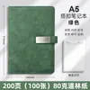 Cuaderno de cuero suave personalizable, se puede imprimir logo, grabar texto, cubierta y páginas interiores de agenda de negocios A5, hecho a medida a partir de imagen proporcionada