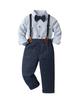 Ropa Infantil de Comercio Exterior Primavera y Otoño Conjunto de Dos Piezas para Bebé Traje para Niños Traje Pequeño para Niños