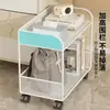 Estante de almacenamiento debajo del escritorio estantería de varias capas carrito pequeño estante de almacenamiento de libros organizador de mochila estante de almacenamiento de bocadillos para sala de estar