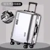 Caja de Regalo Multifuncional al por Mayor Maleta de Carrito de 20 pulgadas Maleta de 26 pulgadas Rueda Universal Maleta de Cabina para Hombres y Mujeres Marco de Aluminio Maleta de Cuero
