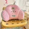 Cojín de Soporte Lumbar de Cuadros Dopamine para Respaldo de Silla de Oficina, Herramienta de Protección de Cintura para Estar Sentado Mucho Tiempo, Cojín de Soporte Lumbar para Dormitorio de Estudiantes
