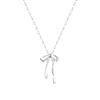 Collar de Plata 990 para Mujer, Cadena Dulce y Elegante para Clavícula, Joyería de Gama Alta de Nicho Estilo Coreano Xl012
