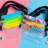 Bolsa Impermeable para Teléfono Móvil Grande Transfronteriza Diagonal Natación Impermeable Riñonera Pvc Rafting Exterior Sellada Pantalla Táctil Transparente