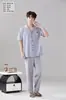 Traje de Pantalón Largo de Cinco Cuartos para Hombre Mingxu Gentleman Primavera y Verano 2026, Adecuado como Ropa Exterior, Cómoda Ropa Casual para Estar en Casa