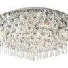 Lámpara de Techo de Cristal de Lujo Ligero, Lámpara Minimalista Moderna para Sala de Estar, Lámpara Elegante para Dormitorio Principal, Nuevo Modelo 2026, Luminaria Redonda de Moda