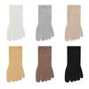 Calcetines Personalizados de Cinco Dedos para Hombres y Mujeres, Calcetines de Algodón de Fibra de Bambú para Primavera y Verano, Caña Corta, Antibacterianos, Antideslizantes, Suela Antideslizante, Talón Antideslizante, Calcetines con Dedos Separados