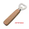 Llavero de madera en blanco con láser transfronterizo, cuero PU, madera de color marrón oscuro con veta de madera, llavero simple personalizado con láser