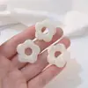 Resina color transparente flor diy accesorios para joyería color flor pequeña carcasa de teléfono móvil taza de agua parche de flor hecho a mano material