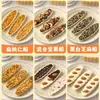 Pastel de concha de arroz glutinoso, concha a prueba de viento, nuez de almendra caramelizada, popular snack de postre en línea, productos horneados semiacabados al por mayor