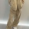 Terno Terno para Meninos Outono 2025 Nova Roupa Infantil Solta Moda Bonito Pequeno Terno Conjunto de Duas Peças para Cabelo