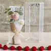 Flor de Lana Nueva Terminada Cruzada Ramo de Tulipanes Tejido a Mano Regalo del Día de la Madre Ramo de Tulipanes Tejido