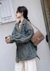 Bolsa Tofu Feminina 2025 Nova Primavera e Verão Textura de Alta Qualidade Estilo Ocidental Couro Genuíno Couro Bovino Bolsa Feminina Ombro Transversal Pequena Quadrada