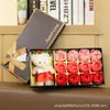 Caja de Regalo Flor de Jabón Rosa Regalo Navideño Souvenir Evento Regalo Pequeño Práctico Flor Artificial Flor de Jabón Mayoreo