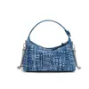 Bolso Tejido de Bloques de Color de Moda para Mujer 2026 Nuevo Modelo Bolso de Mano de Alta Gama Bolso Lonchera Bolso Versátil de Hombro Cruzado de Moda