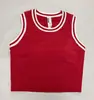 Ropa de Tenis Chaleco Deportivo para Mujer con una Copa Hilo de Malla Retro Color Contrastante Sujetador de Fitness Top Corto de Yoga
