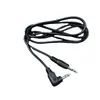 Cable de audio de 3,5 mm codo en ángulo recto cable de audio de 3,5 mm cable de audio para computadora cable de audio aux macho a macho 1 metro