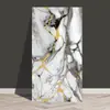 Pegatinas de Pared Tipo Azulejo Imitación Mármol, Decoración de Pared, Impermeables y a Prueba de Humedad, Cubre-Paredes para Baño, Pegatinas de Panel de Aluminio-Plástico, Paneles de Pared Autoadhesivos
