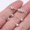 4.4x 4.4x 5.1mm 0.4g accesorios multi-color para DIY corte geométrico cuentas con agujero pequeño cuentas espaciadoras
