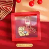 2026 Llavero Colgante de Año Nuevo Hazte Rico Regalo Año del Caballo Colgante de Bolsa del Zodiaco Metálico Pequeño Regalo para Evento