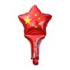 Duoyang 11 Día Nacional Centro comercial actividad arreglo regalo forma de corazón estrella de cinco puntas globo de película de aluminio construcción del ejército Festival