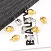 Pingente de Carambola Tridimensional em Aço Inoxidável Pulseira Simples Colar Pequeno Charme Acessórios de Joias da Moda DIY Materiais Artesanais