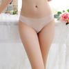 Thong mulheres malha sem costura uma peça ultra-fina senhoras cueca sexy cor sólida cintura baixa T-Back 6863
