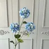 Arranjo de Flores Artificiais Azuis de Luxo para Casamento Arranjo Floral DIY Arranjo de Flores para Janela de Shopping Center ao Ar Livre Paisagismo com Flores Artificiais