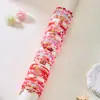Set de Pulseras Temu para el Día de San Valentín Transfronterizo Sobre Rosa Romántico Colgante de Arcilla Suave Tarjeta de Pulsera con Cuentas